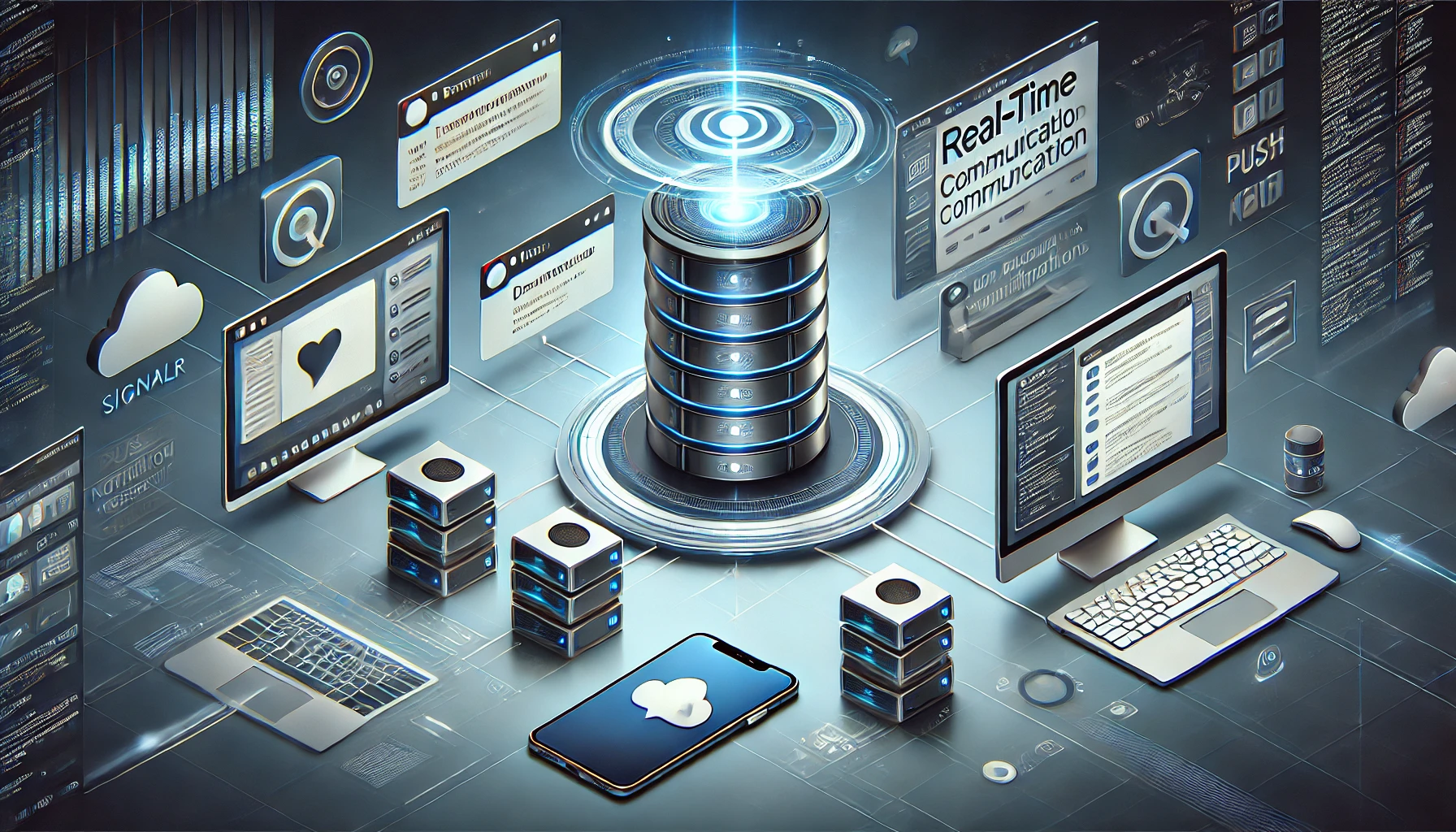 Real-time communication system using SignalR Real-time communication system using SignalR